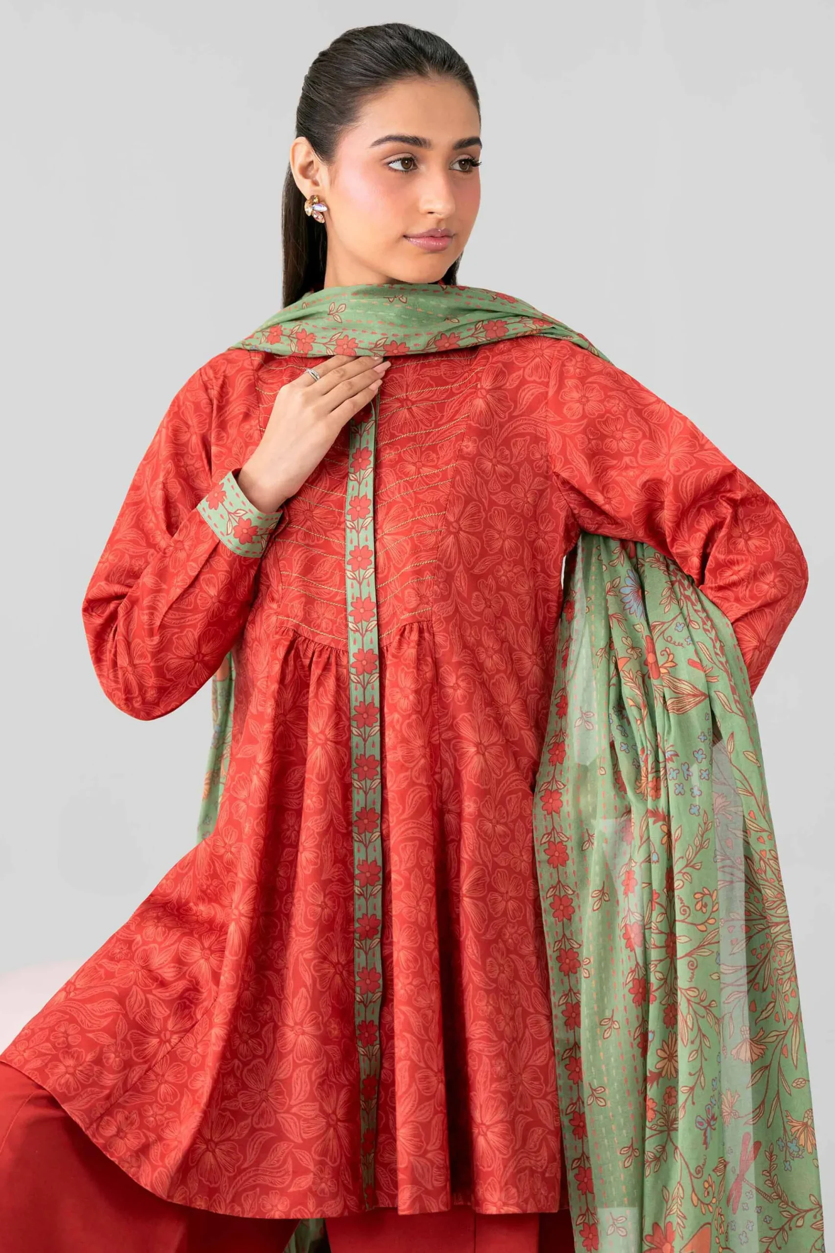 3 Piece - Printed Loose Fabric - 42602568