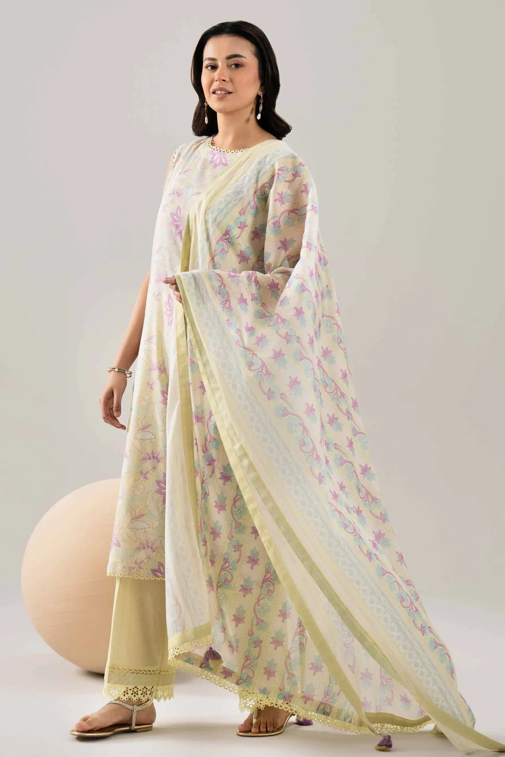 3 Piece - Printed Loose Fabric - 42602398