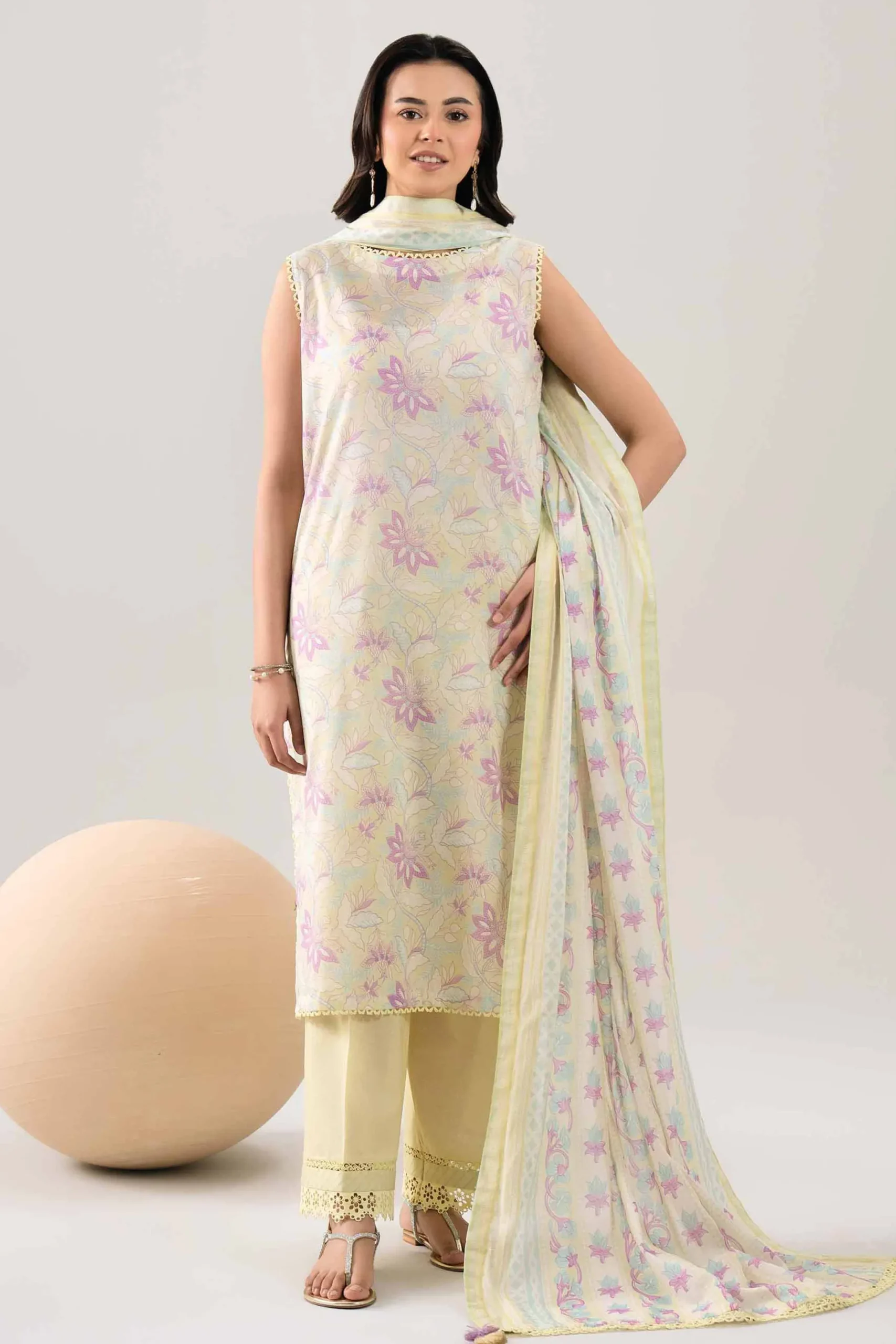 3 Piece - Printed Loose Fabric - 42602398