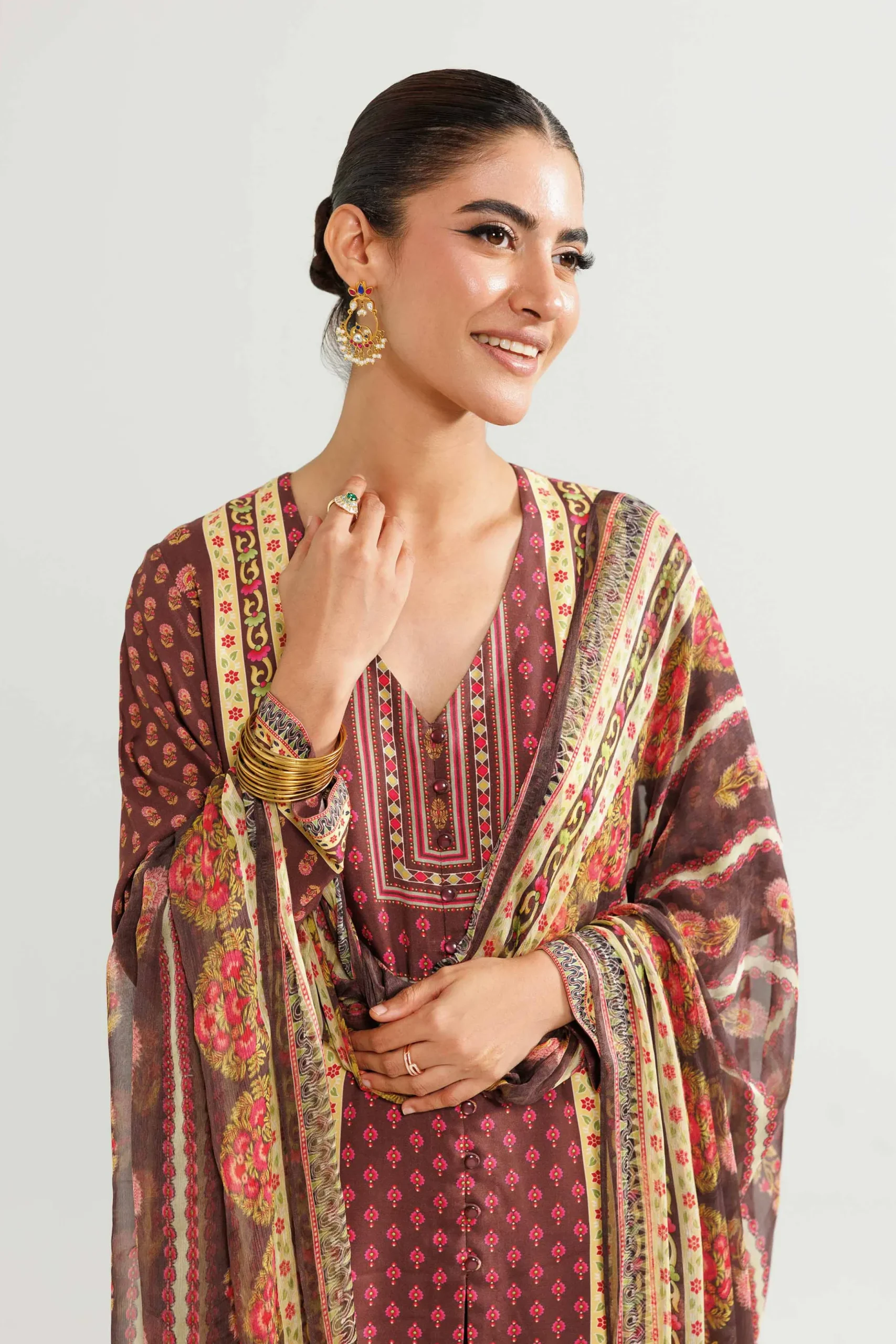 3 Piece - Printed Suit - 42519594