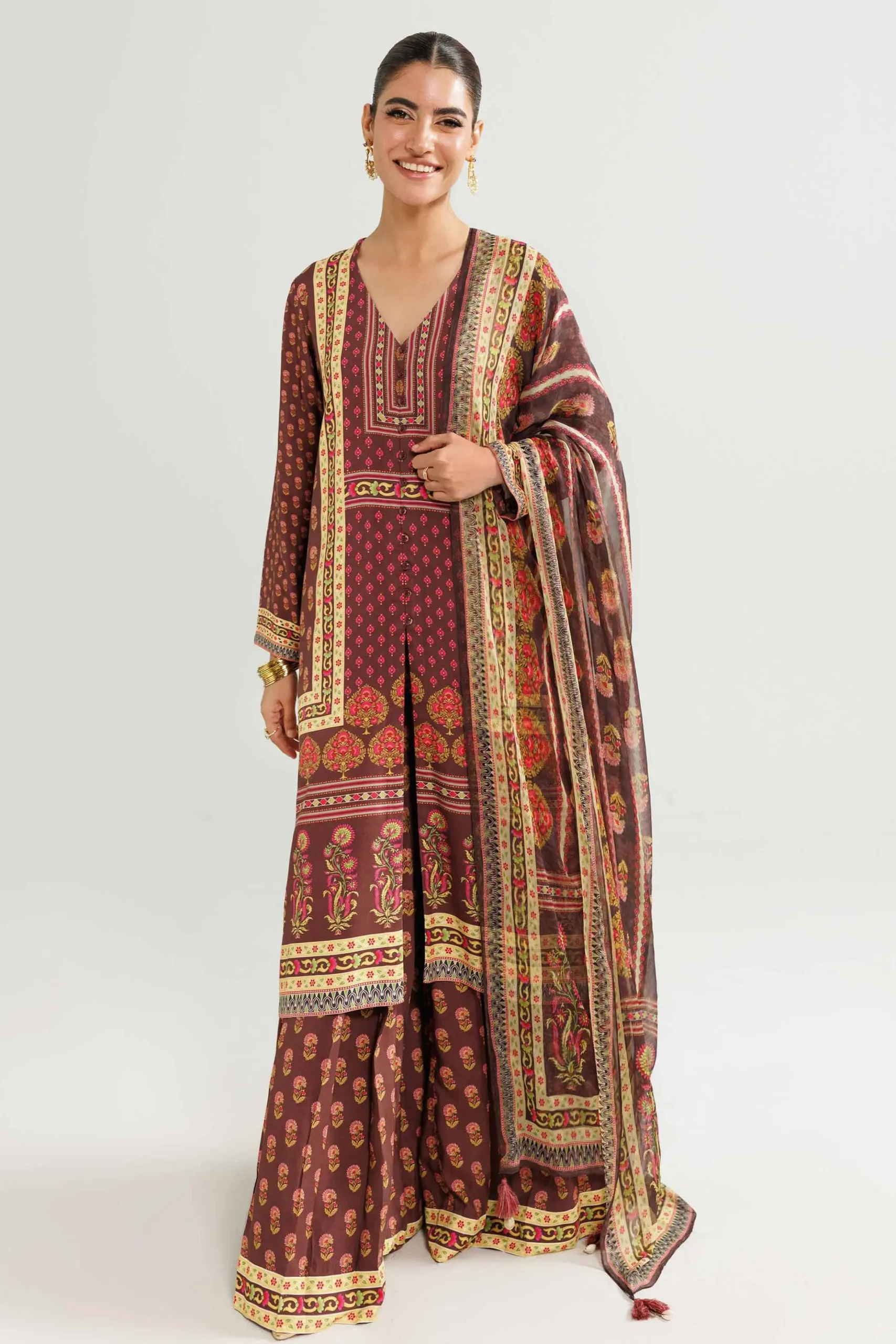 3 Piece - Printed Suit - 42519594