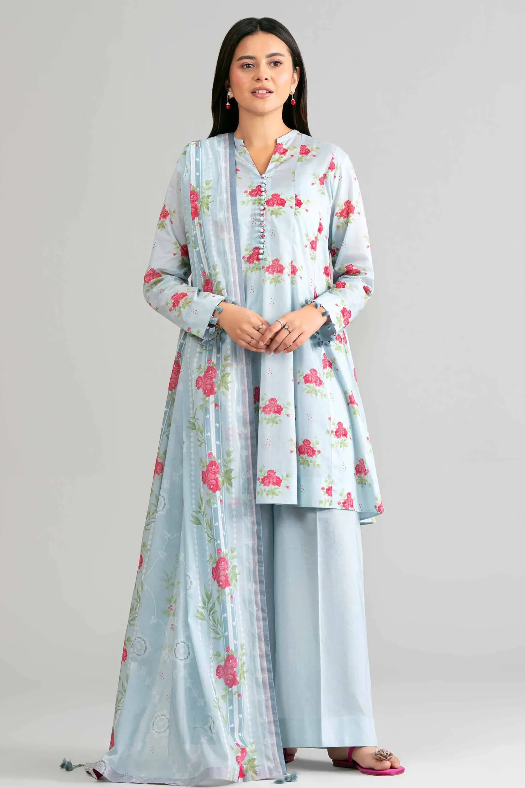 3 Piece - Printed Suit - 42601876