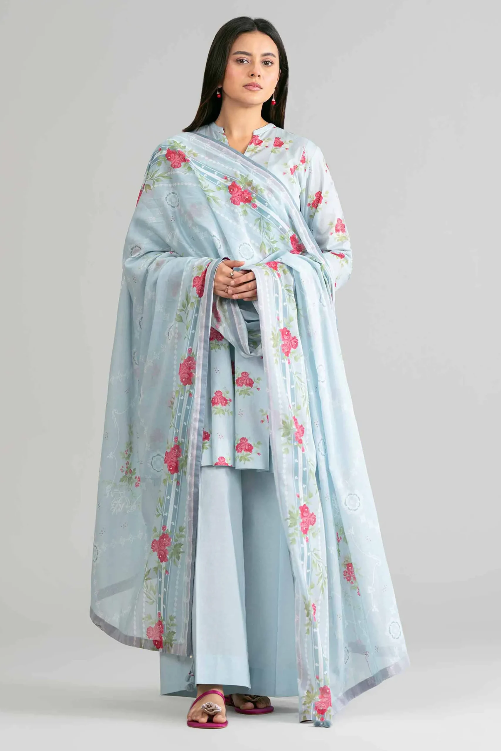 3 Piece - Printed Suit - 42601876