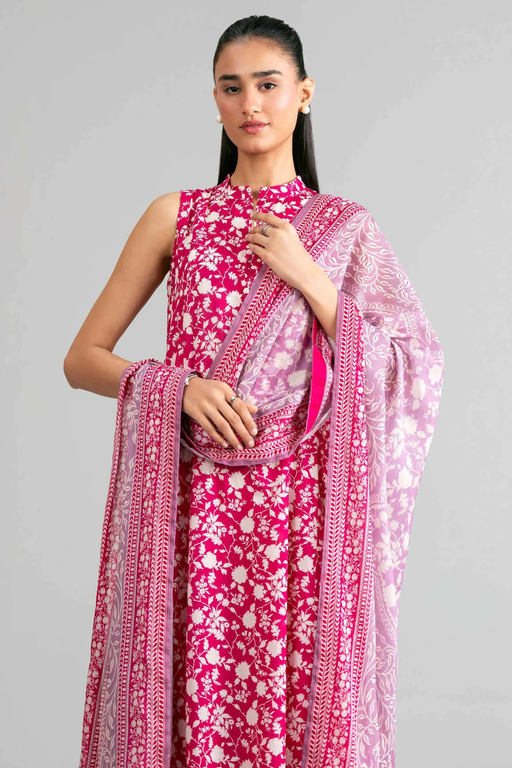 3 Piece - Printed Suit - 42601887