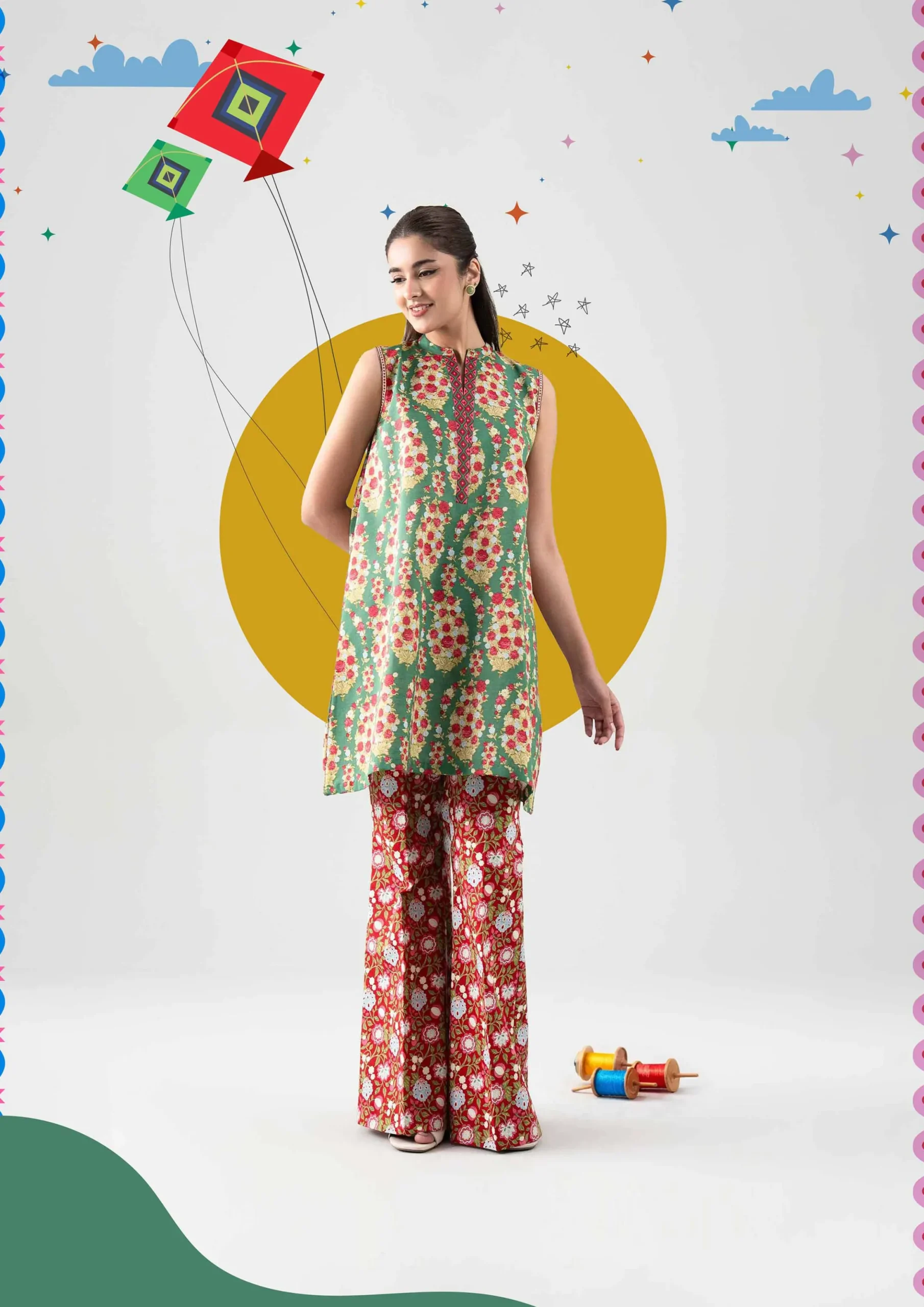 2 Piece - Printed Suit - 42601037