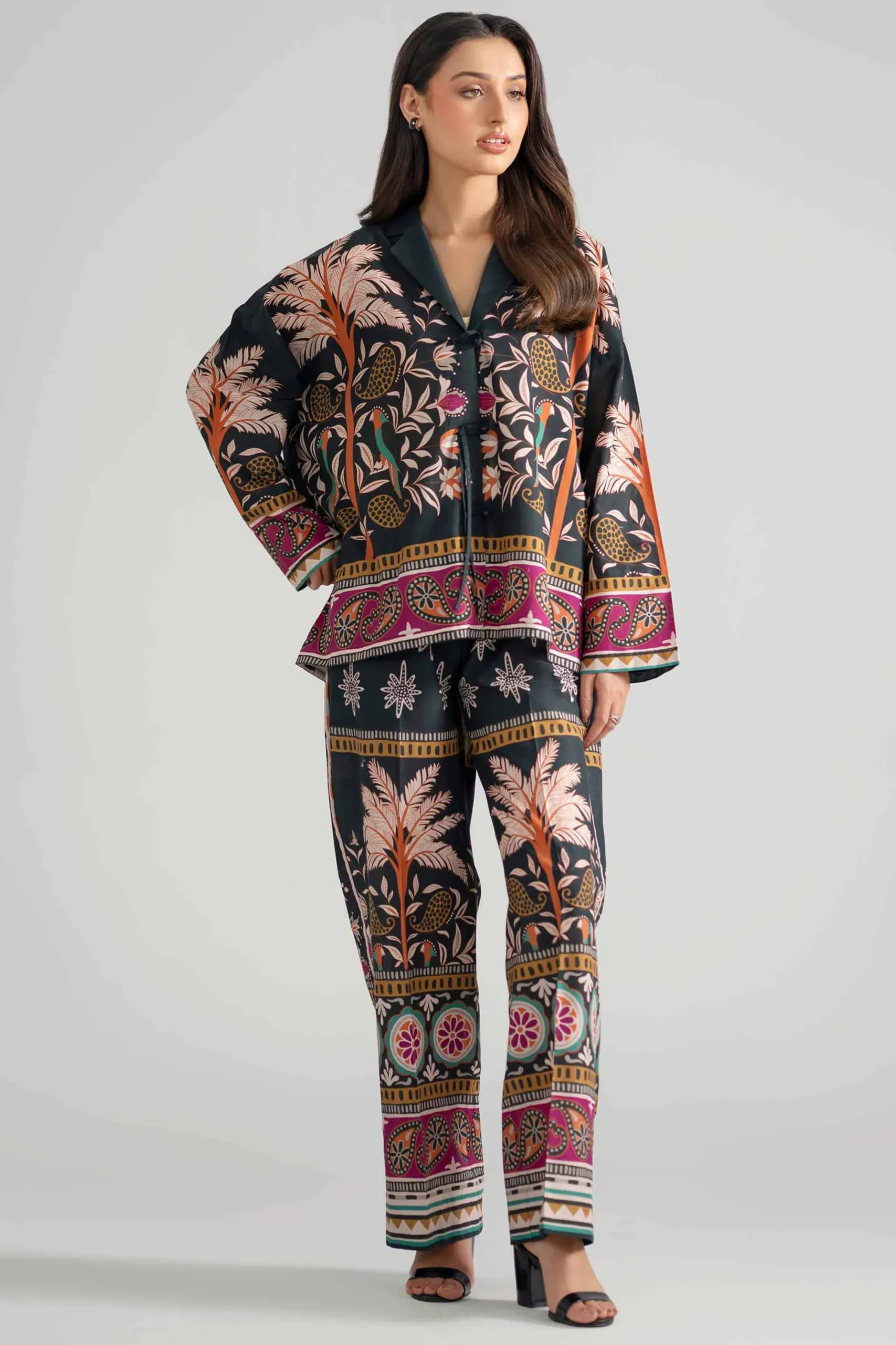 2 Piece - Printed Suit - AS26-65
