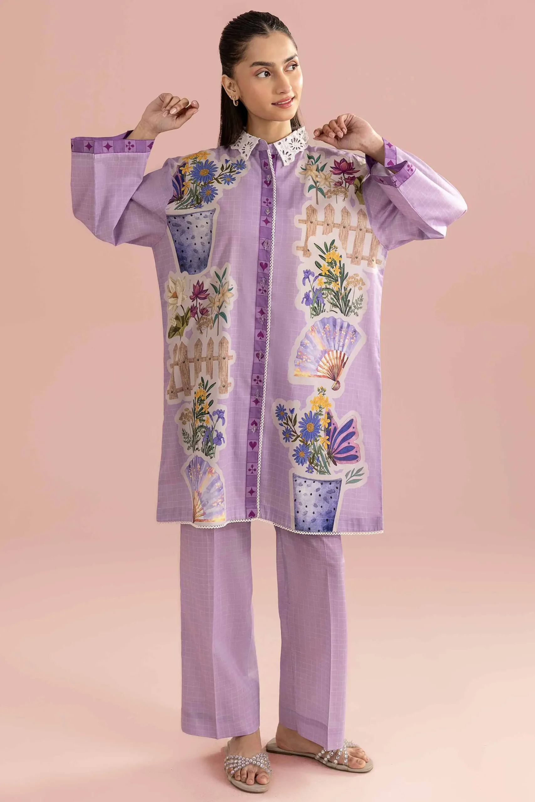2 Piece - Printed Suit - AS26-35
