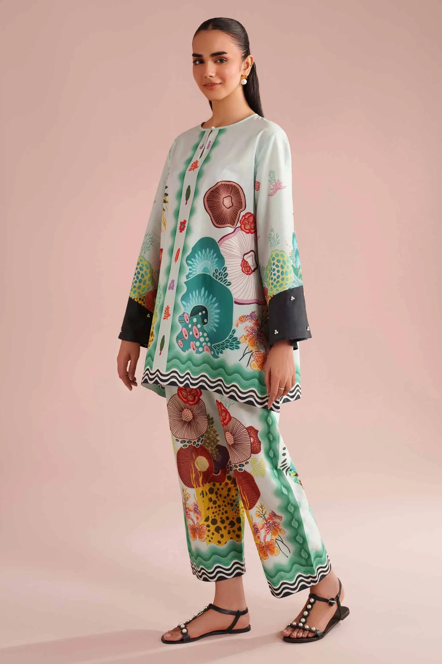 2 Piece - Printed Suit - AS26-02