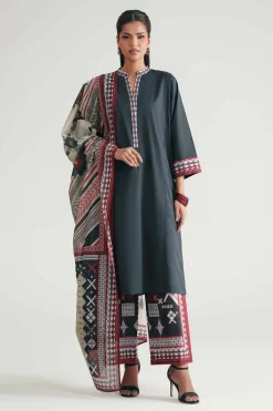 3 Piece - Printed Suit - KFE26-208