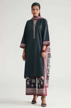 3 Piece - Printed Suit - KFE26-208
