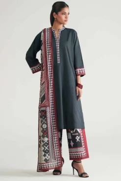 3 Piece - Printed Suit - KFE26-208