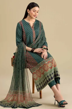 3 Piece - Printed Suit - KFE26-111