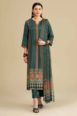 3 Piece - Printed Suit - KFE26-111