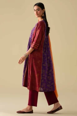 3 Piece - Printed Suit - KFE26-114