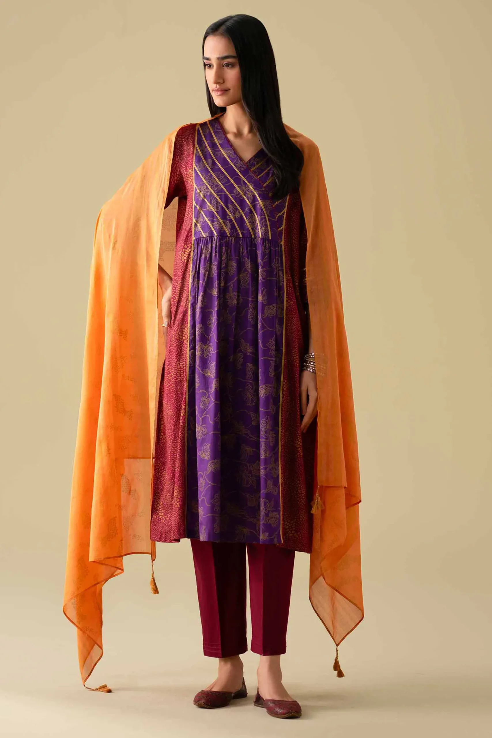 3 Piece - Printed Suit - KFE26-114