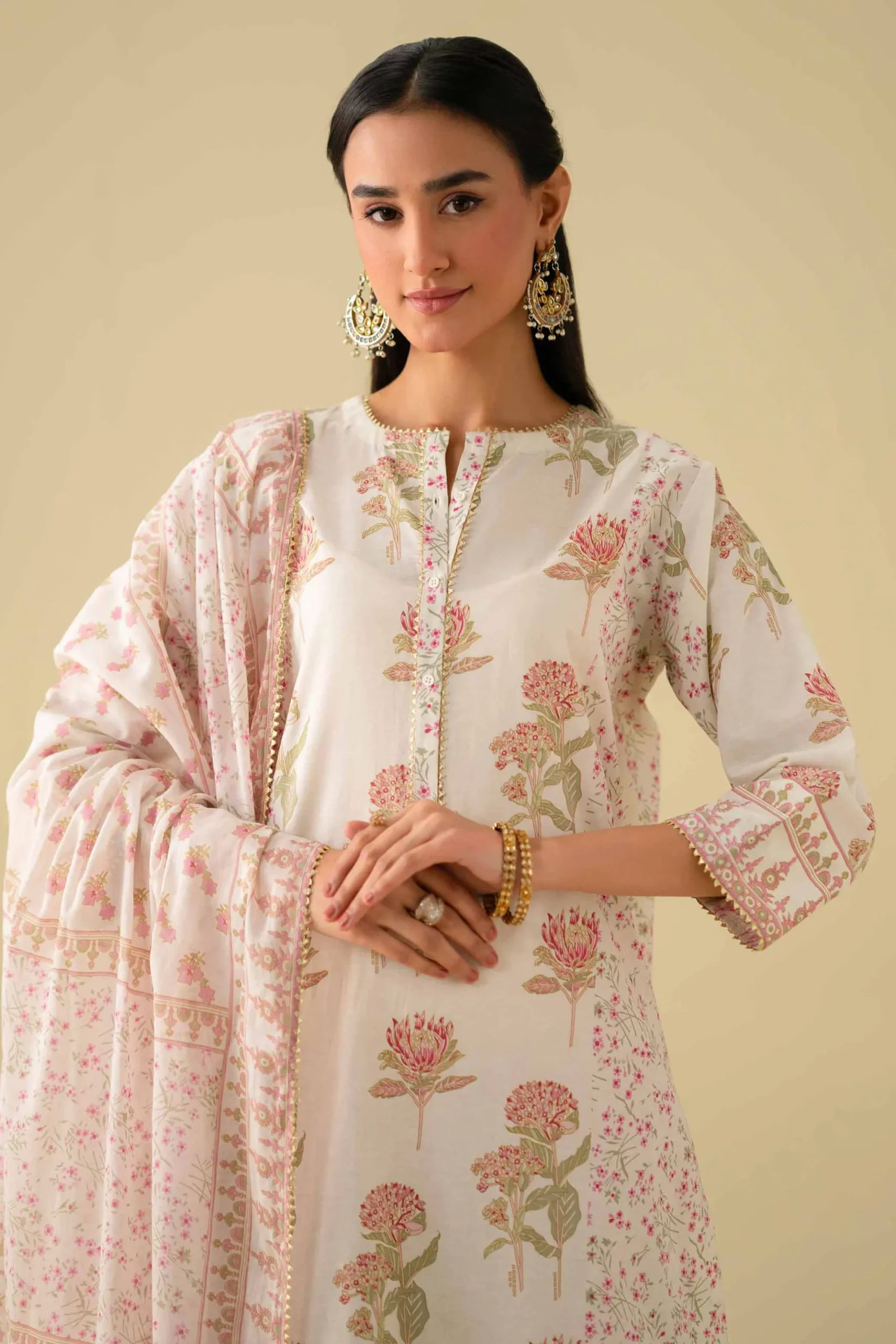 3 Piece - Printed Suit - KFE26-78