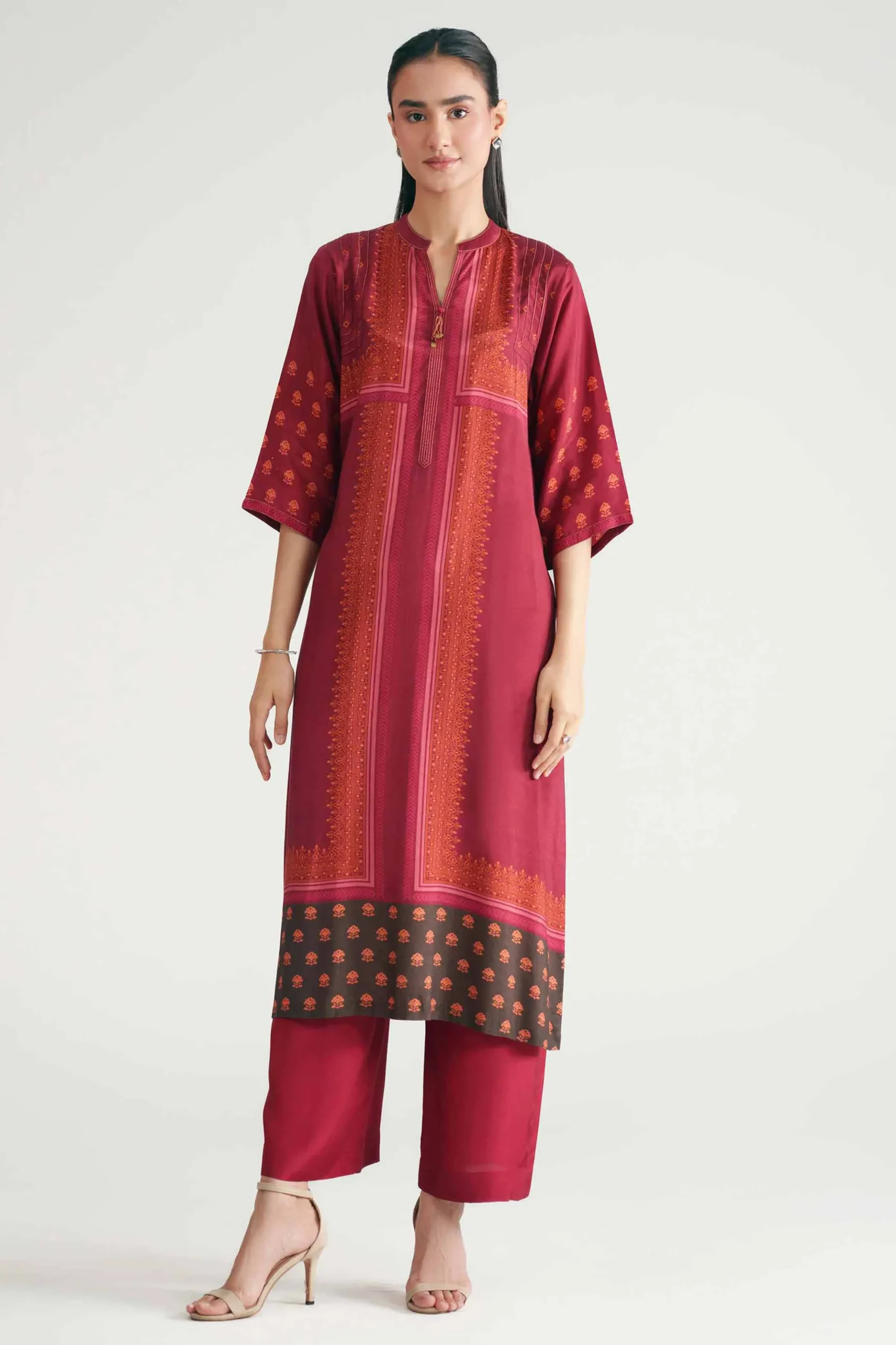 2 Piece - Printed Suit - KFE26-64