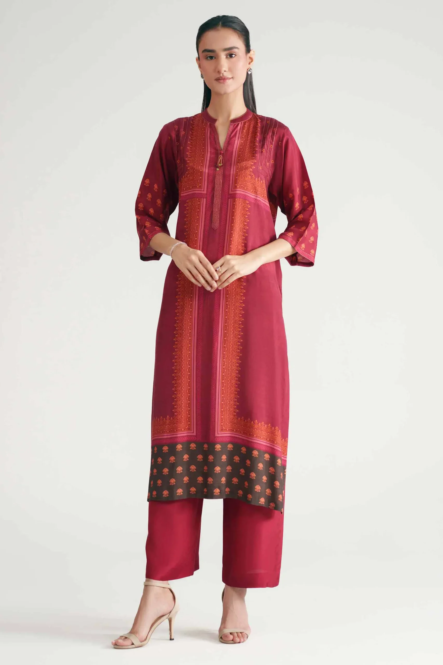 2 Piece - Printed Suit - KFE26-64