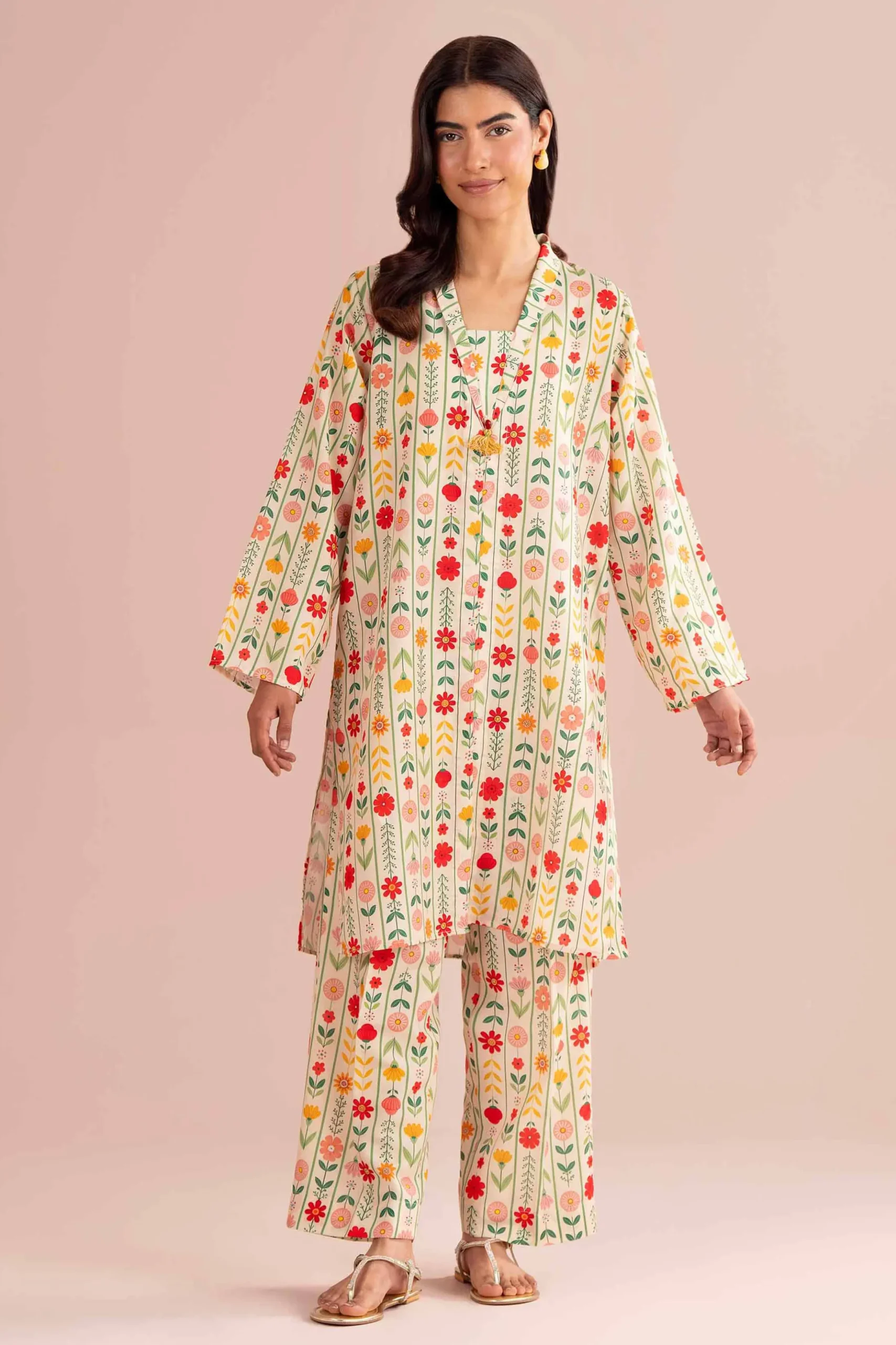 2 Piece - Printed Suit - PE26-367