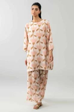 2 Piece - Printed Suit - PE26-356