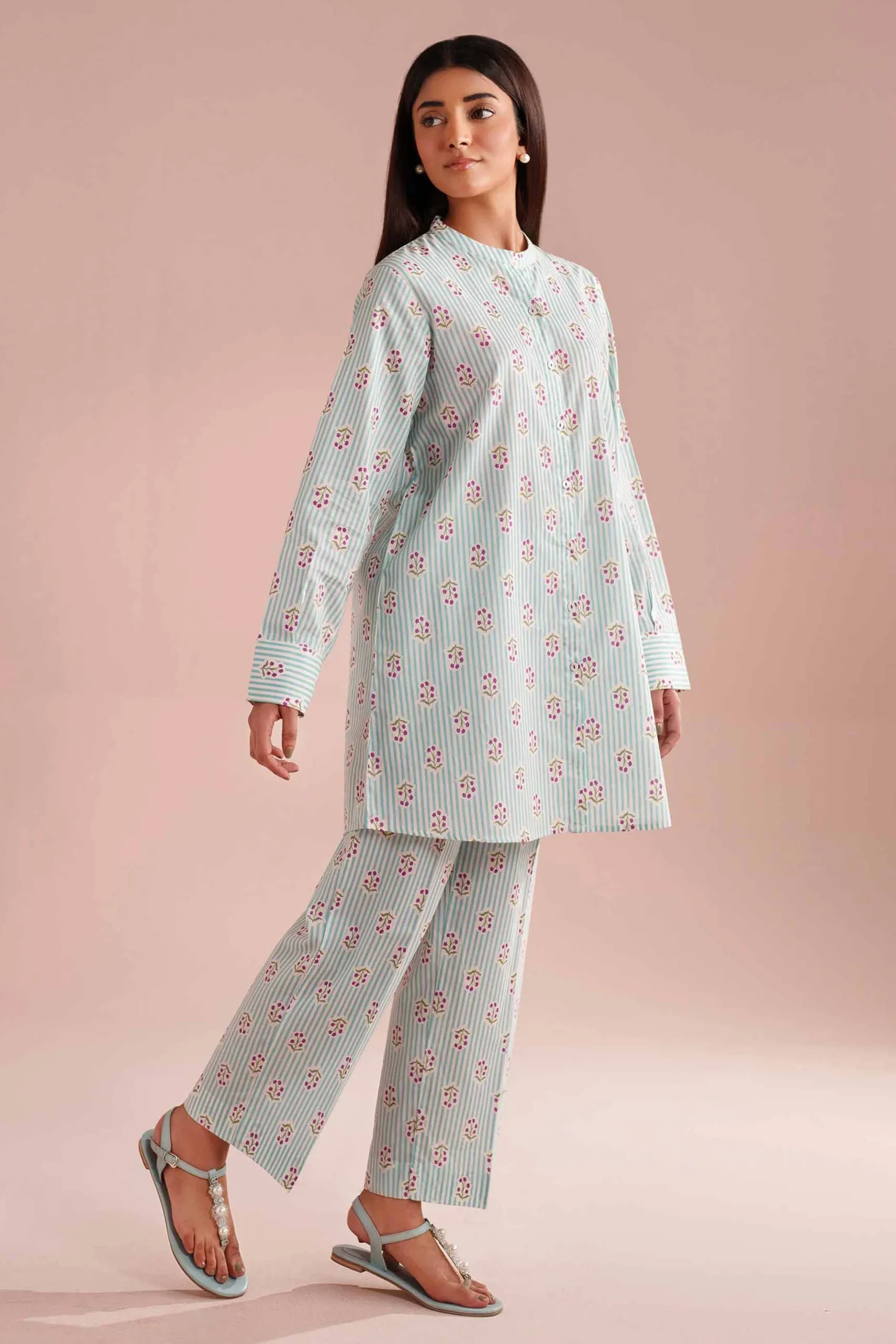 2 Piece - Printed Suit - PE26-183