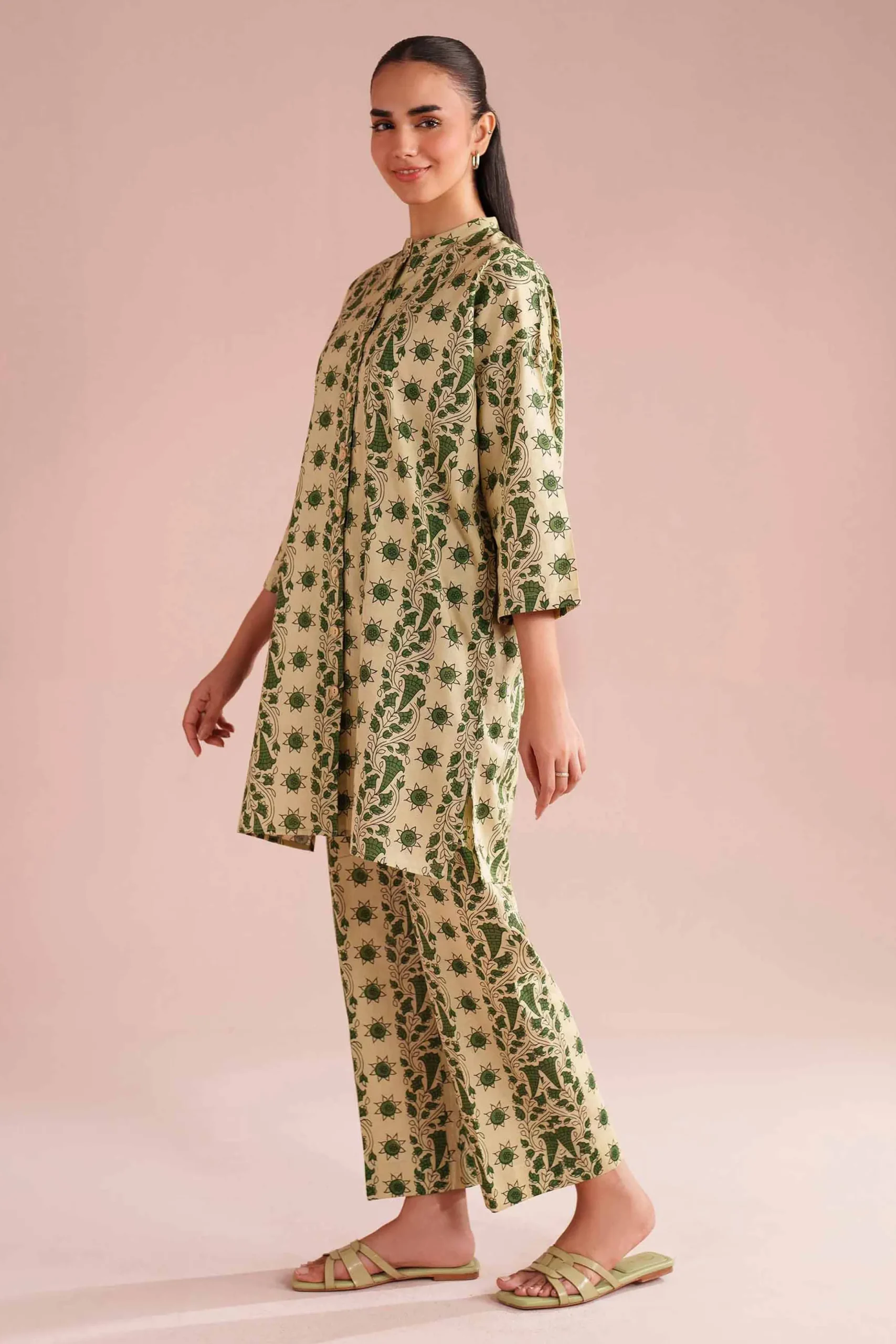 2 Piece - Printed Suit - PE26-181