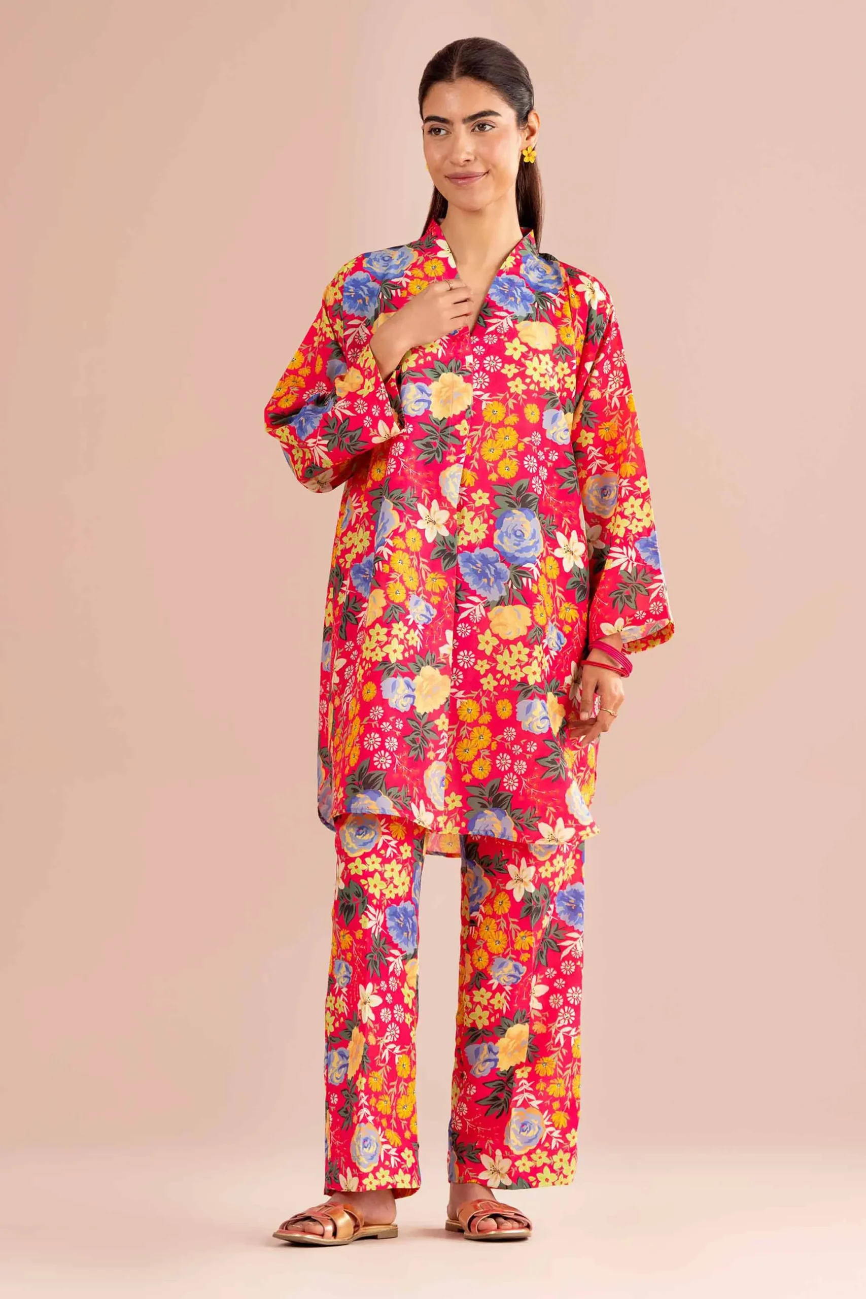 2 Piece - Printed Suit - PE26-426