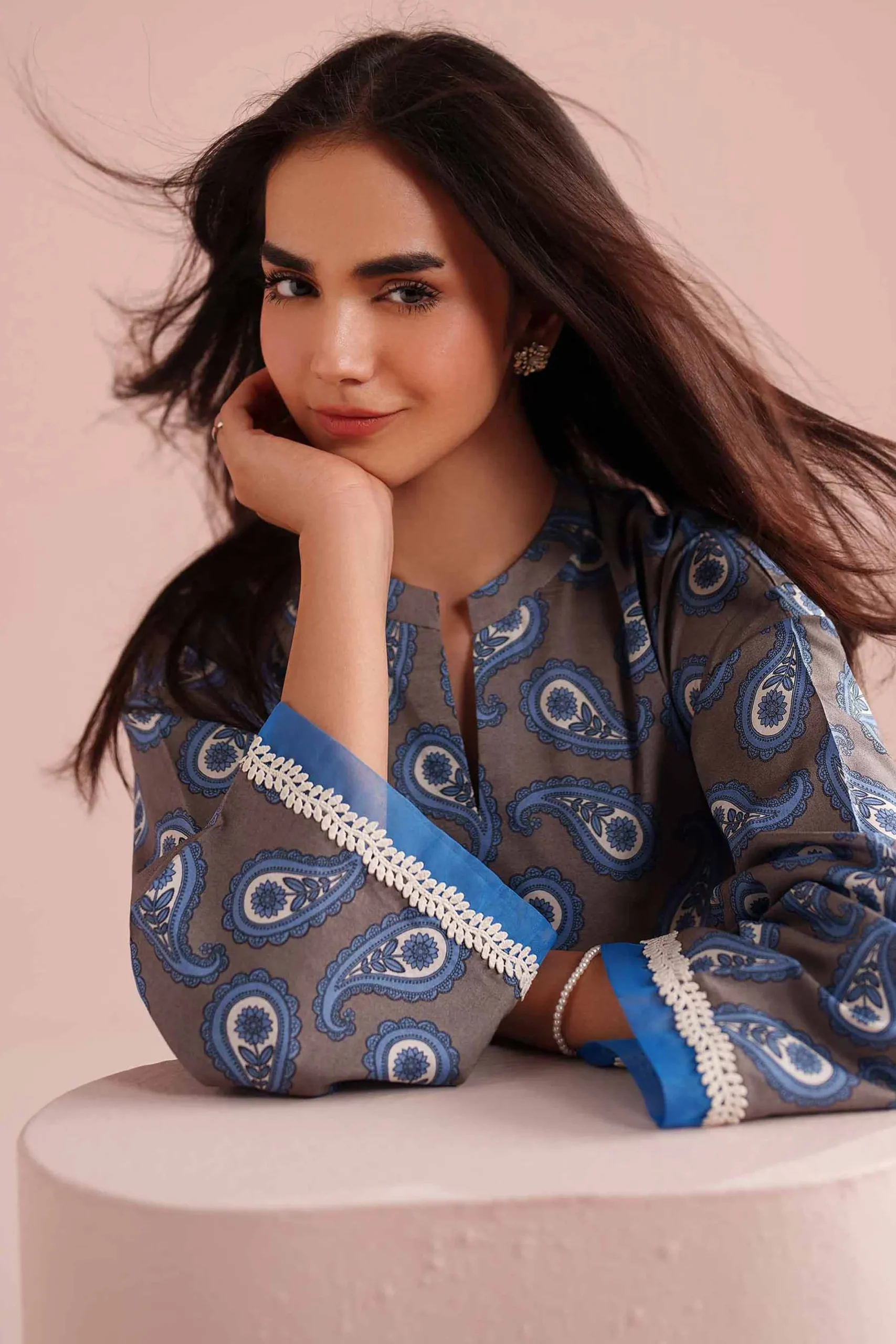2 Piece - Printed Suit - PE26-182