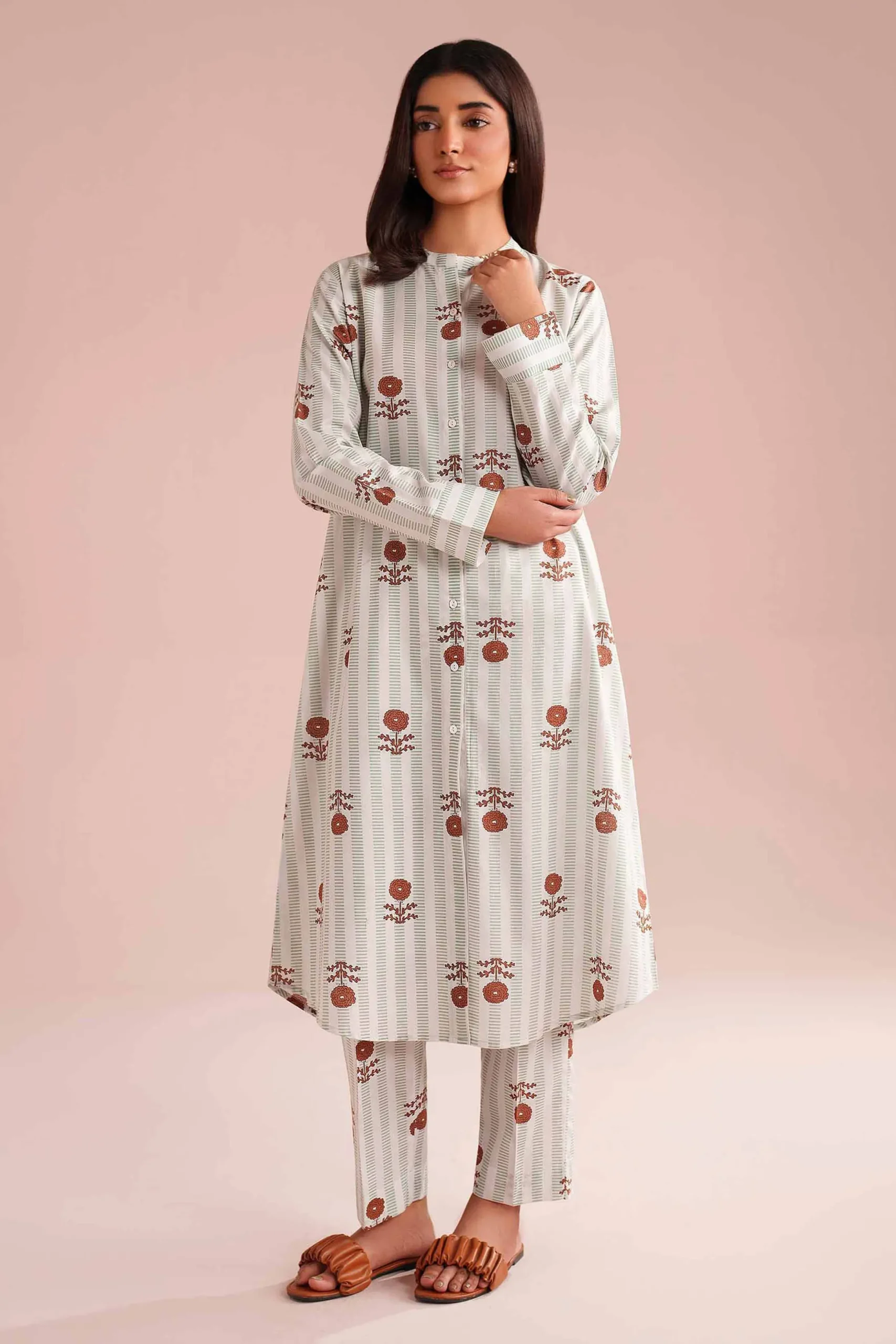 2 Piece - Printed Suit - PE26-179