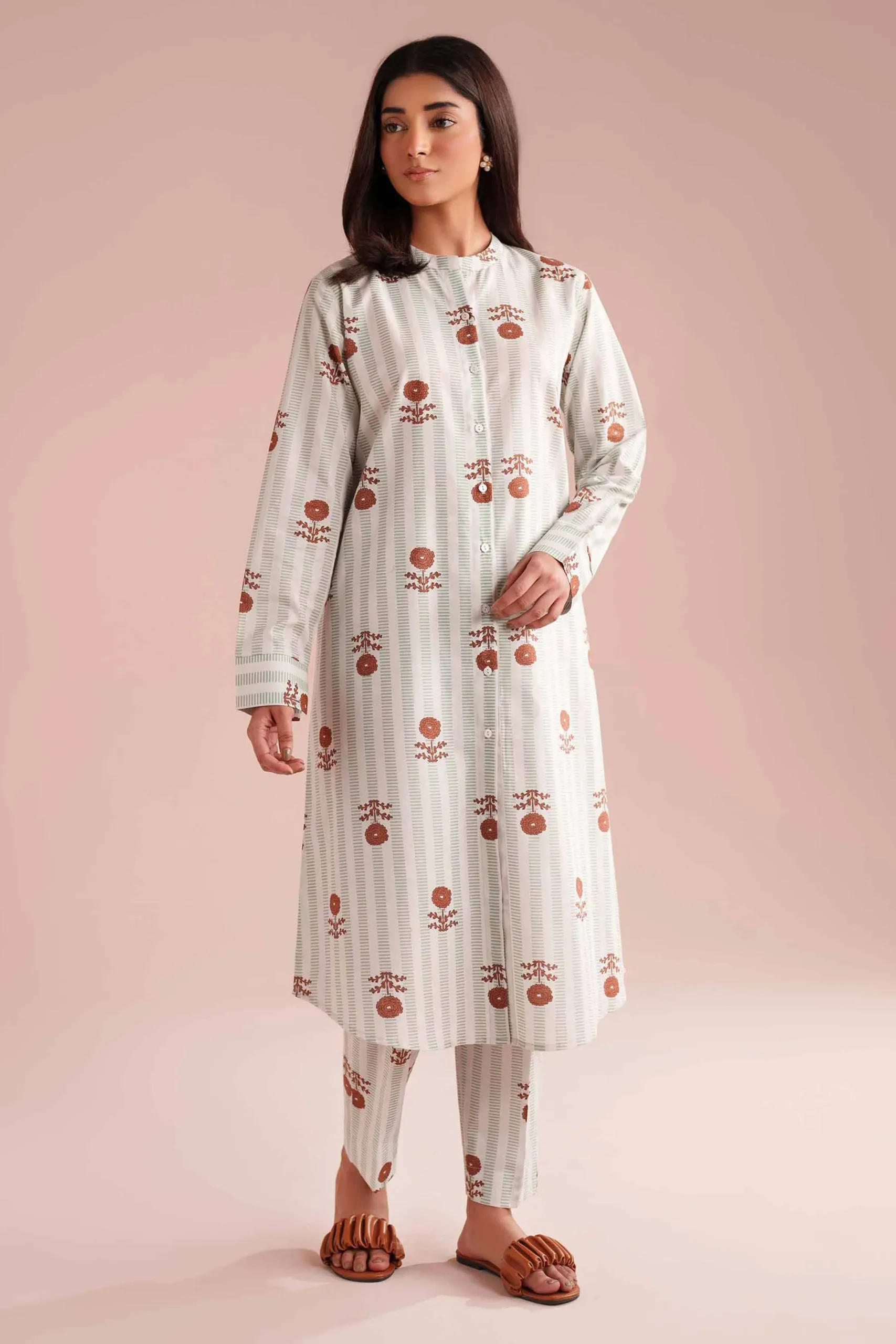 2 Piece - Printed Suit - PE26-179