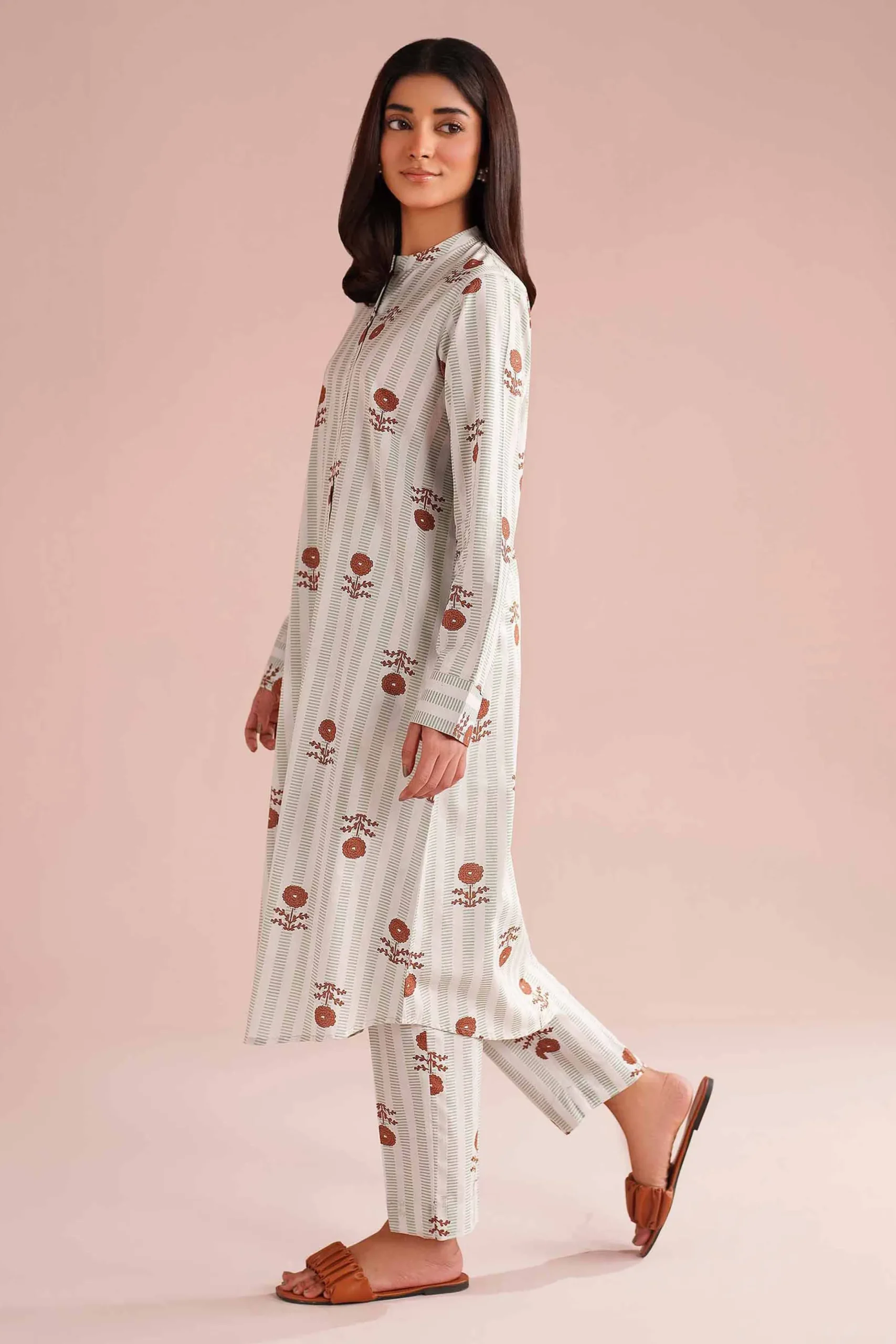 2 Piece - Printed Suit - PE26-179