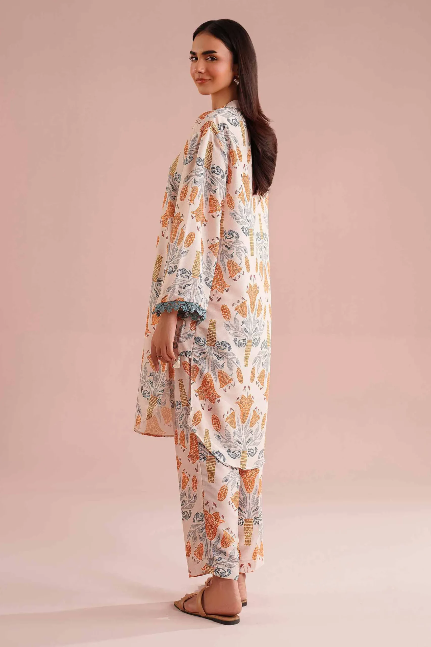 2 Piece - Printed Suit - PE26-20