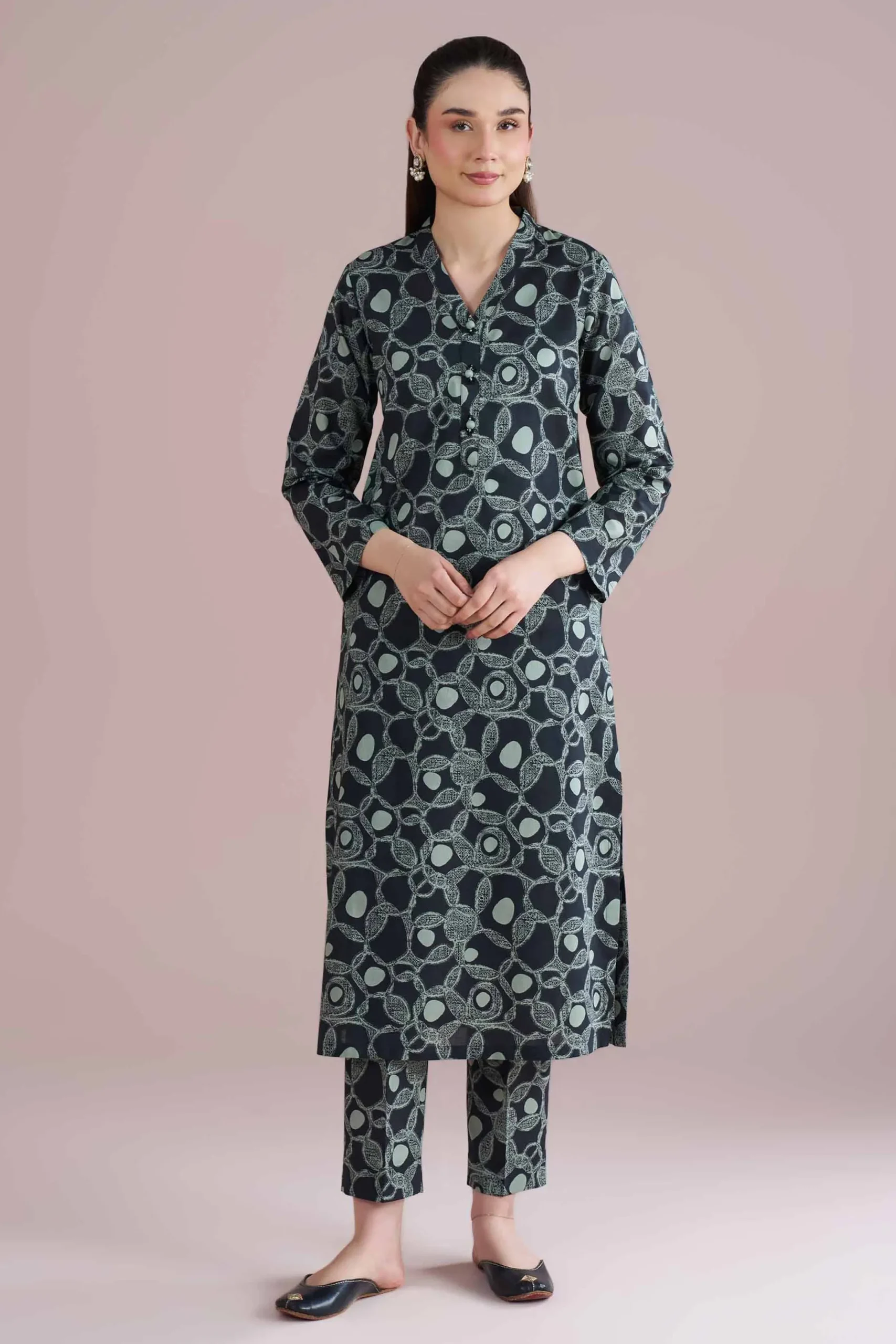 2 Piece - Printed Suit - PE26-175