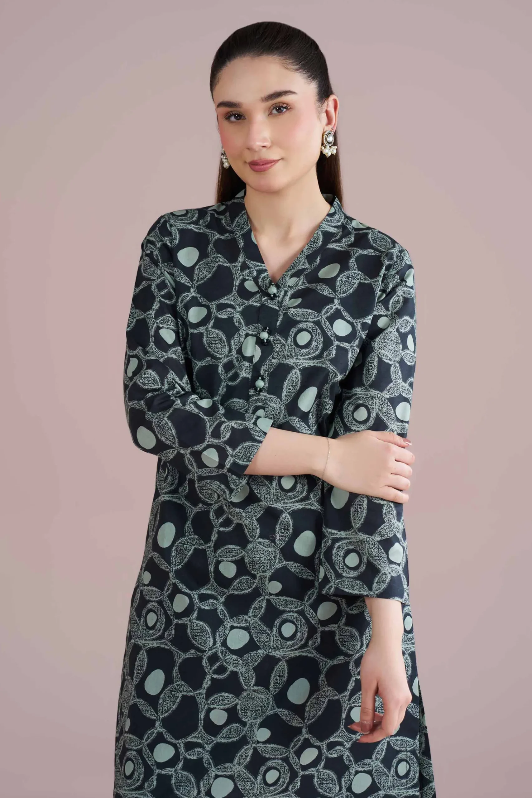 2 Piece - Printed Suit - PE26-175