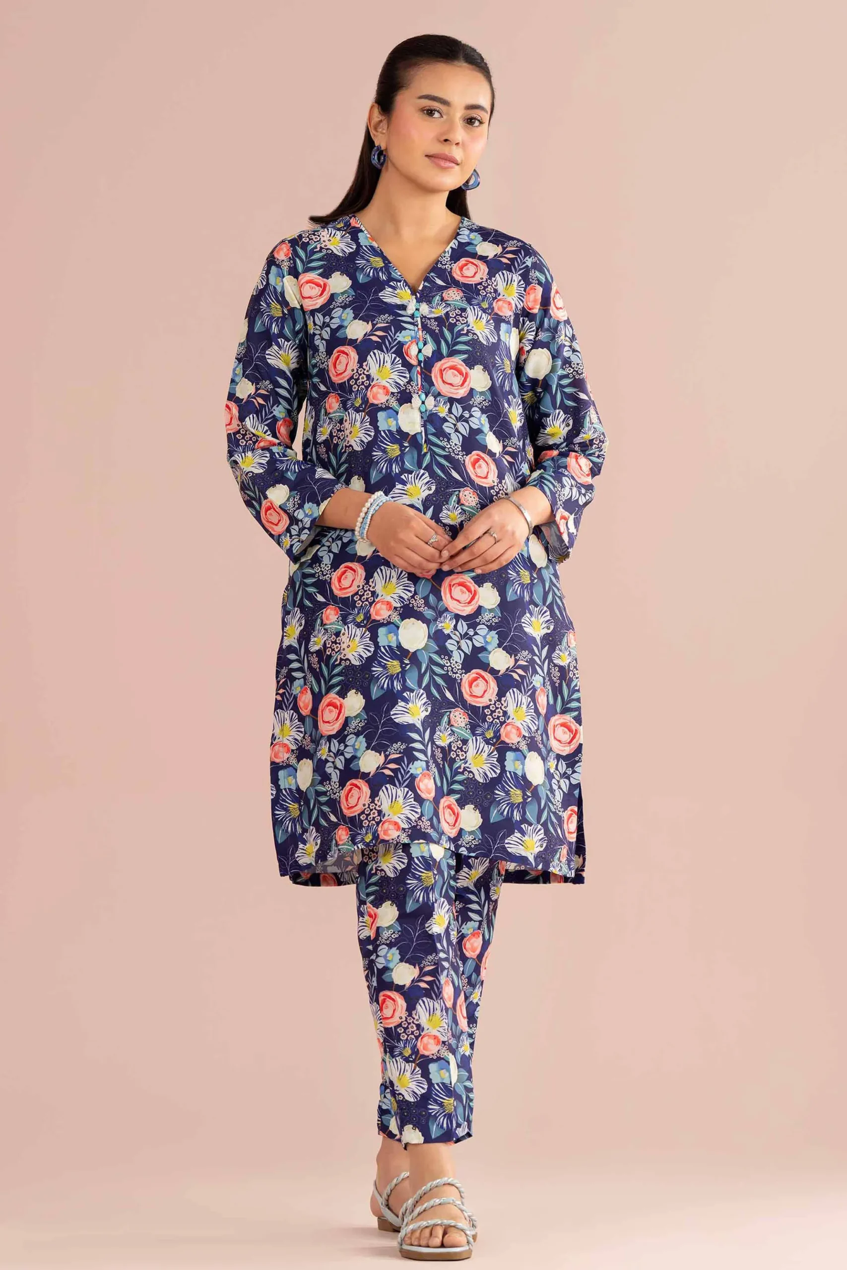 2 Piece - Printed Suit - PE26-424