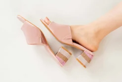 Pink Block Heels-440762905