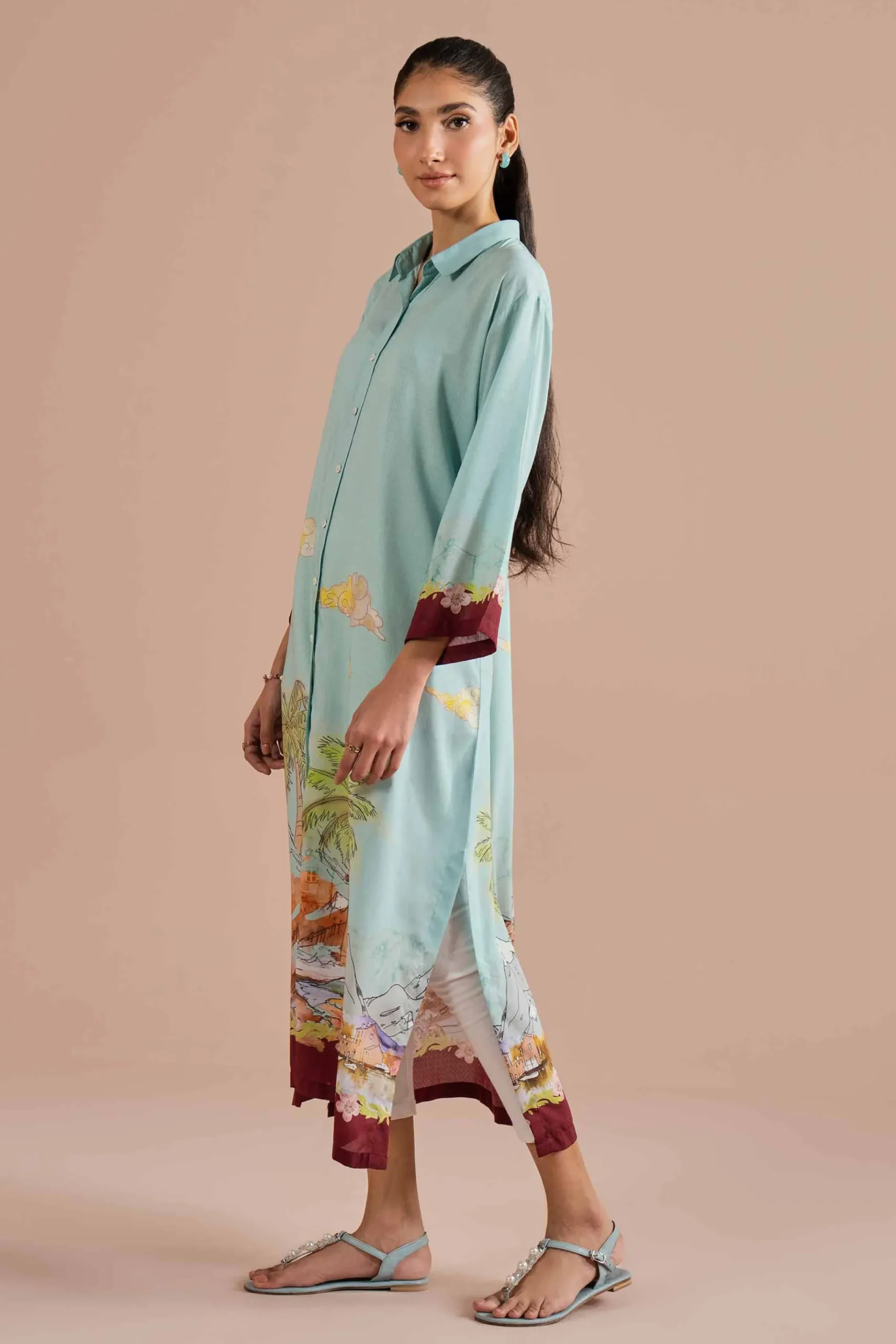 Printed Dress - AS26-14