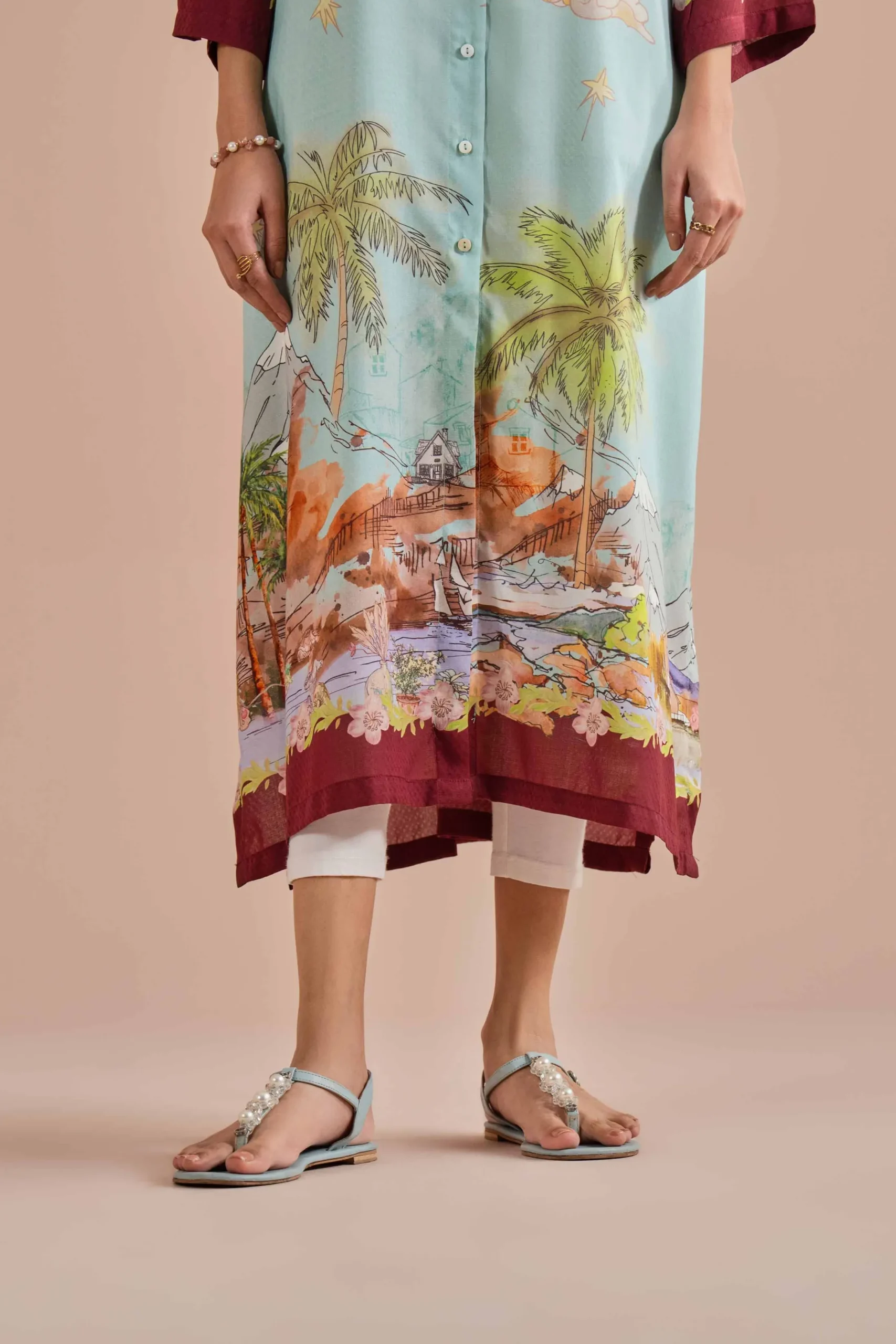 Printed Dress - AS26-14