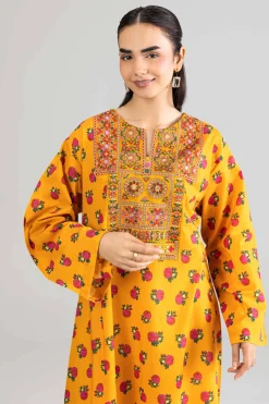 Printed Embroidered Dress - FE26-50