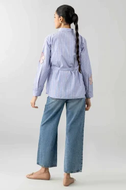 Printed Embroidered Shirt - AS26-71