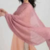 Purple Women Scarf-447792109