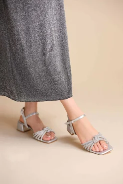 Silver Block Heels-445192920
