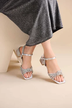Silver Block Heels-445192920
