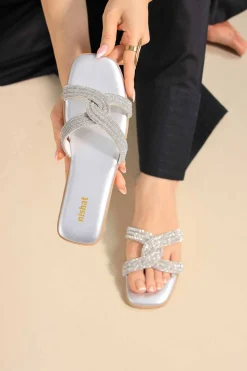 Silver Chappal-445302919