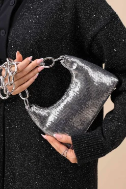 Silver Clutch-445732120