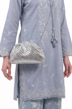 Silver Clutch-448902120