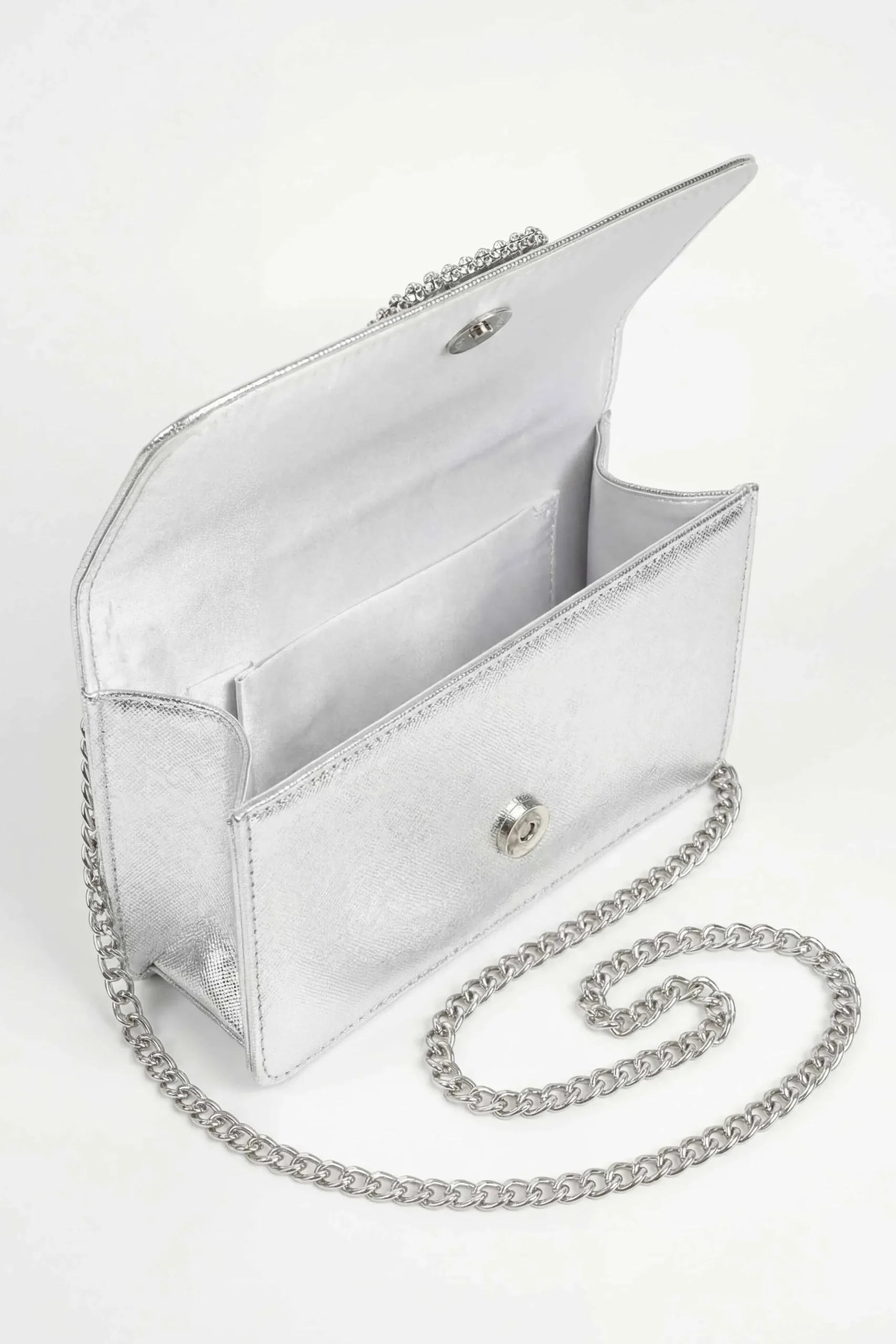 Silver Clutch-448682120