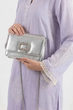 Silver Clutch-448682120