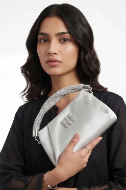 Silver Clutch-448562120