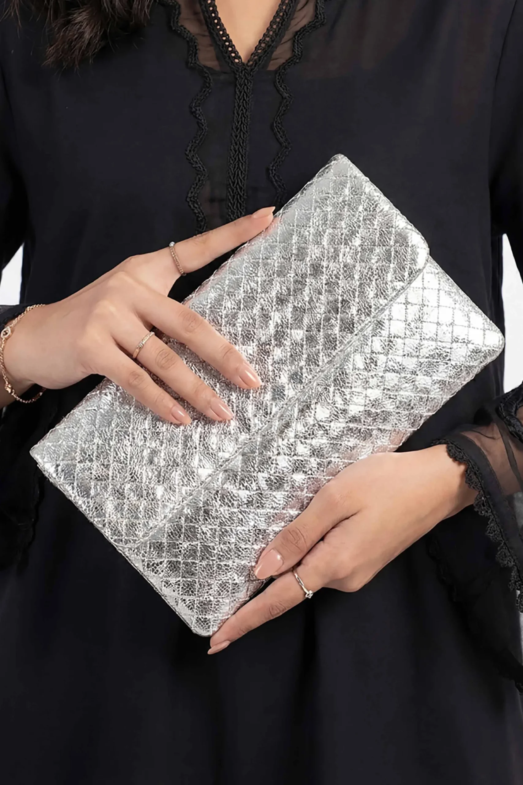 Silver Evening Bag-448792120